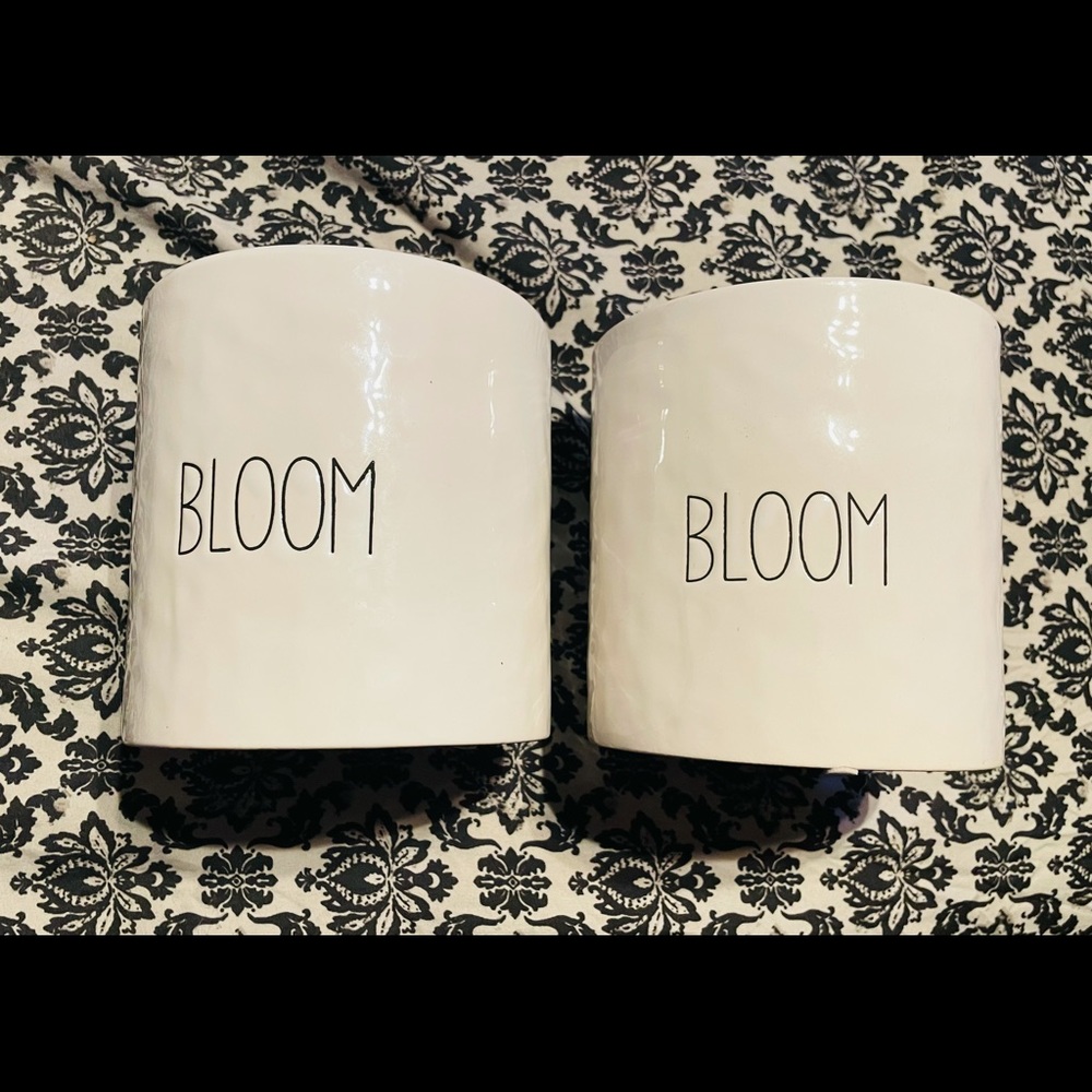 Rae Dunn Flower Pots